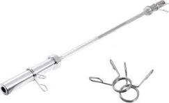 Barbell Rod With Spring Collar