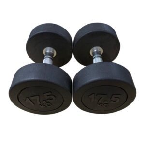Rubber Coated Round Dumbbell